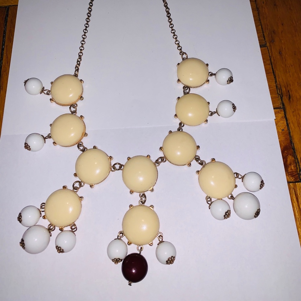 Off White Statement Necklace